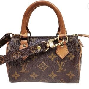 Louis Vuitton Monogram Mini Sac HL Speedy with Detachable Strap